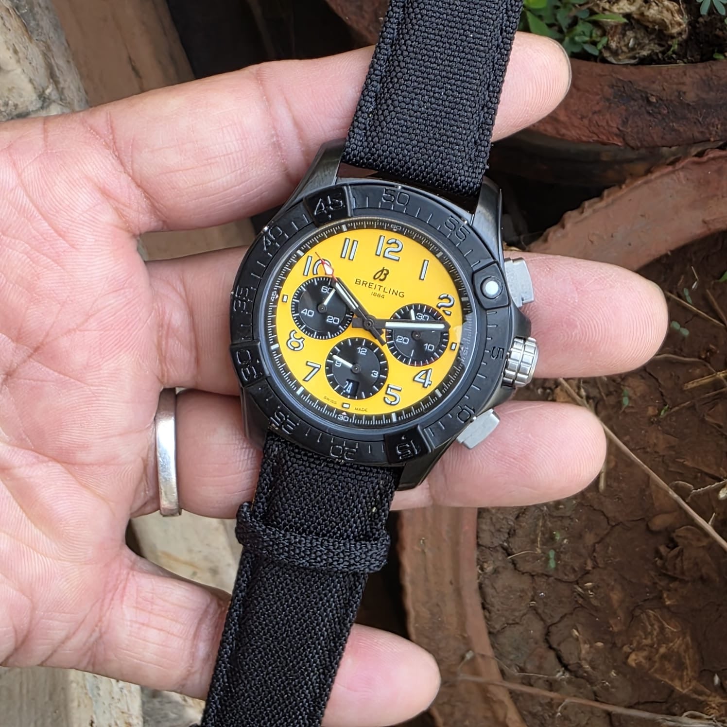 Men’s Premium Black Belt Watch