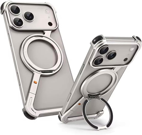 Frameless Aluminum Bumper Case for iPhone 17 Pro Max
