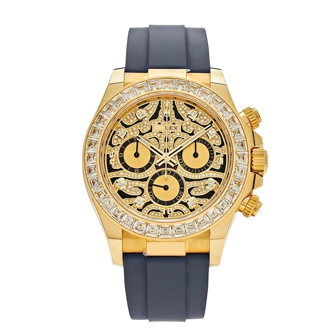 Buy  Diamond Skeleton Gold Dial Men's Luxury Watch Online in India