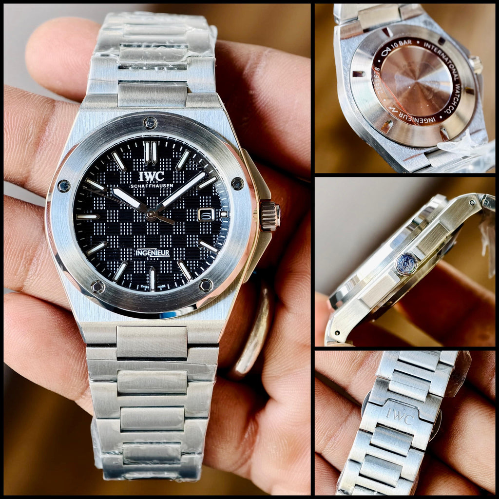 Men’s Premium Steel Belt Watch (Silver)