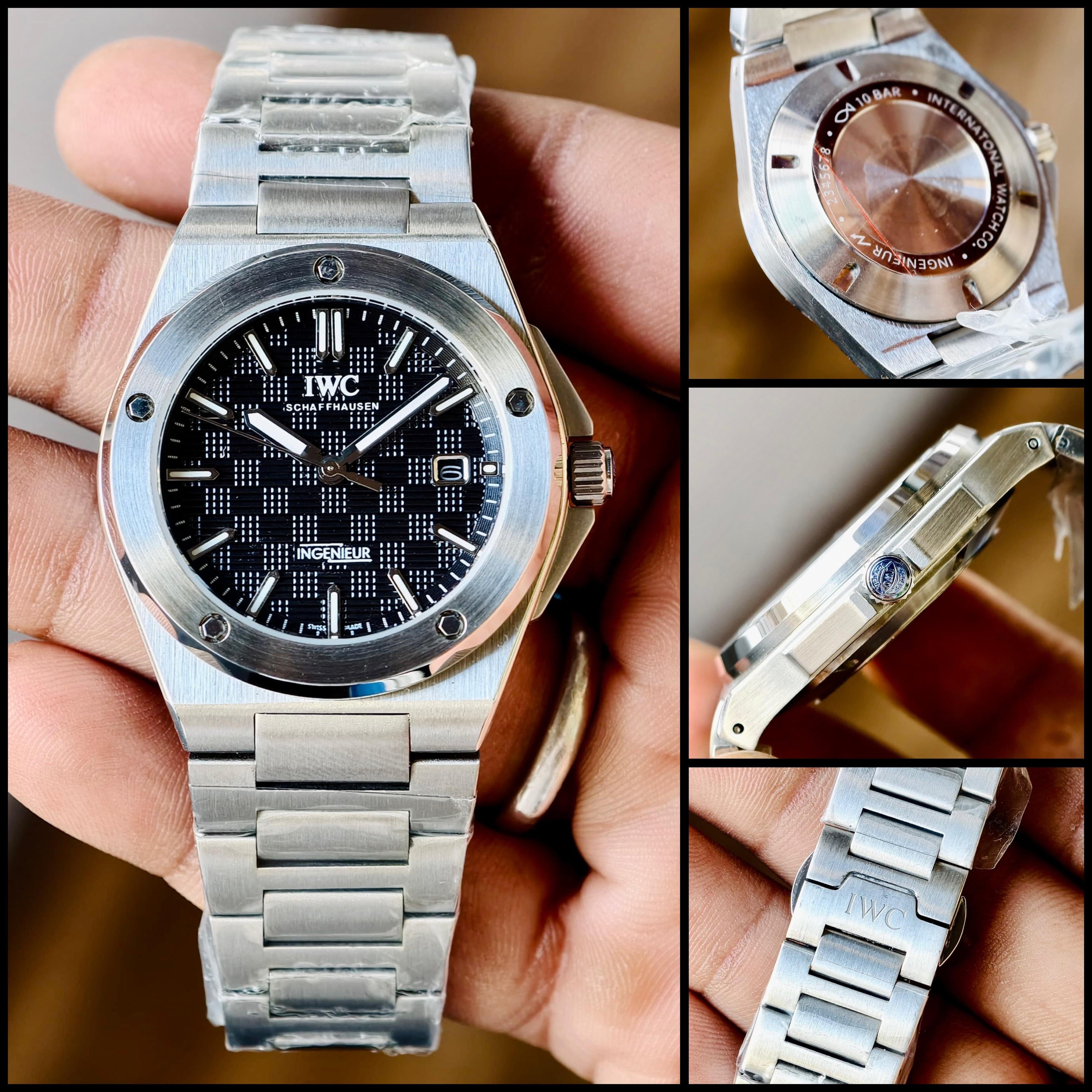 Men’s Premium Steel Belt Watch (Silver)