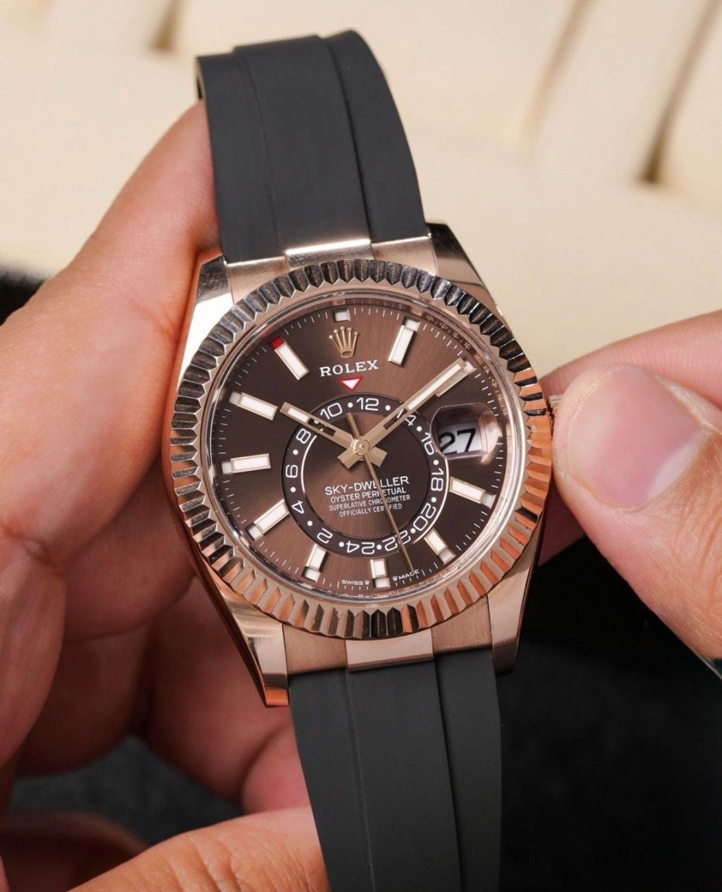 Men’s Silicone Belt Premium Watch