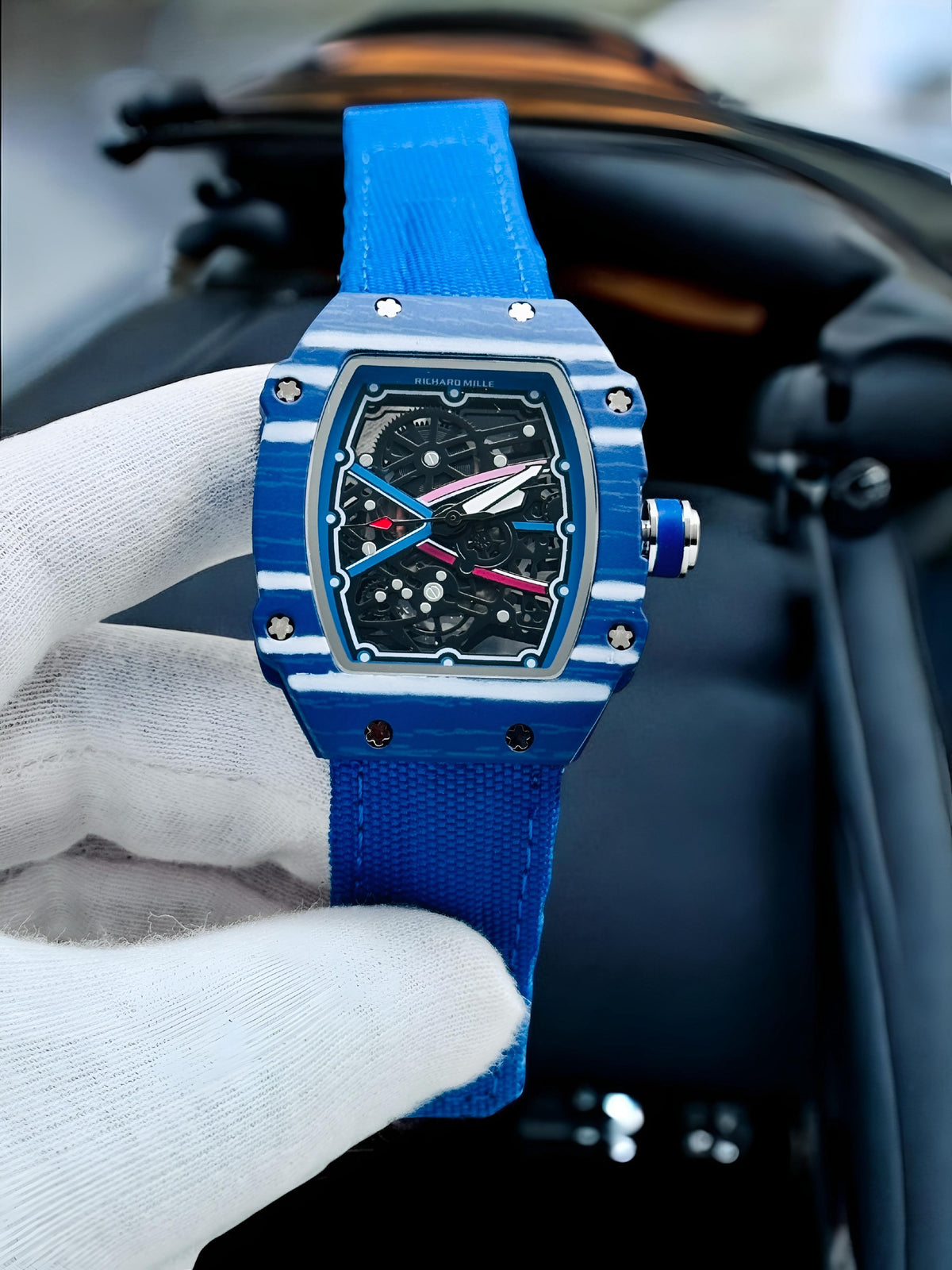 High-Performance Quartz Carbon TPT Watch in Vibrant Orange Color Option Available