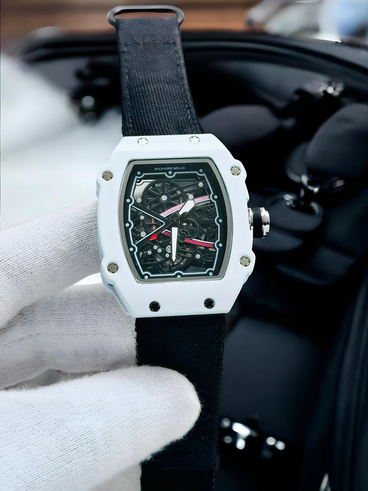 High-Performance Quartz Carbon TPT Watch in Vibrant Orange Color Option Available