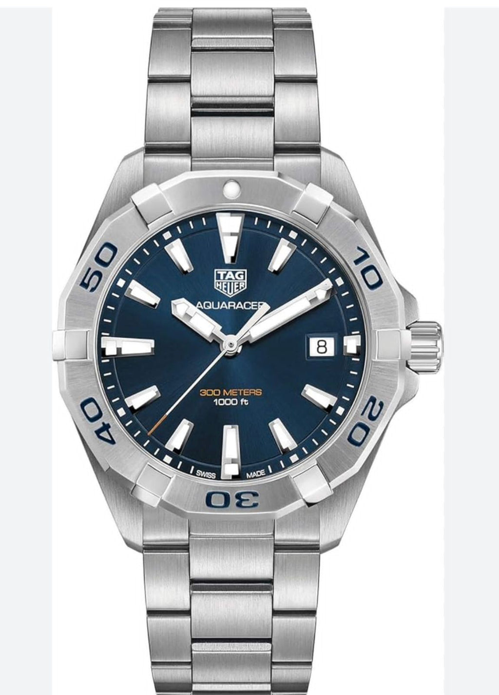 Men's A-Racer Professional 300 Emerald Blue Dial Automatic Men's Watch (Blue)