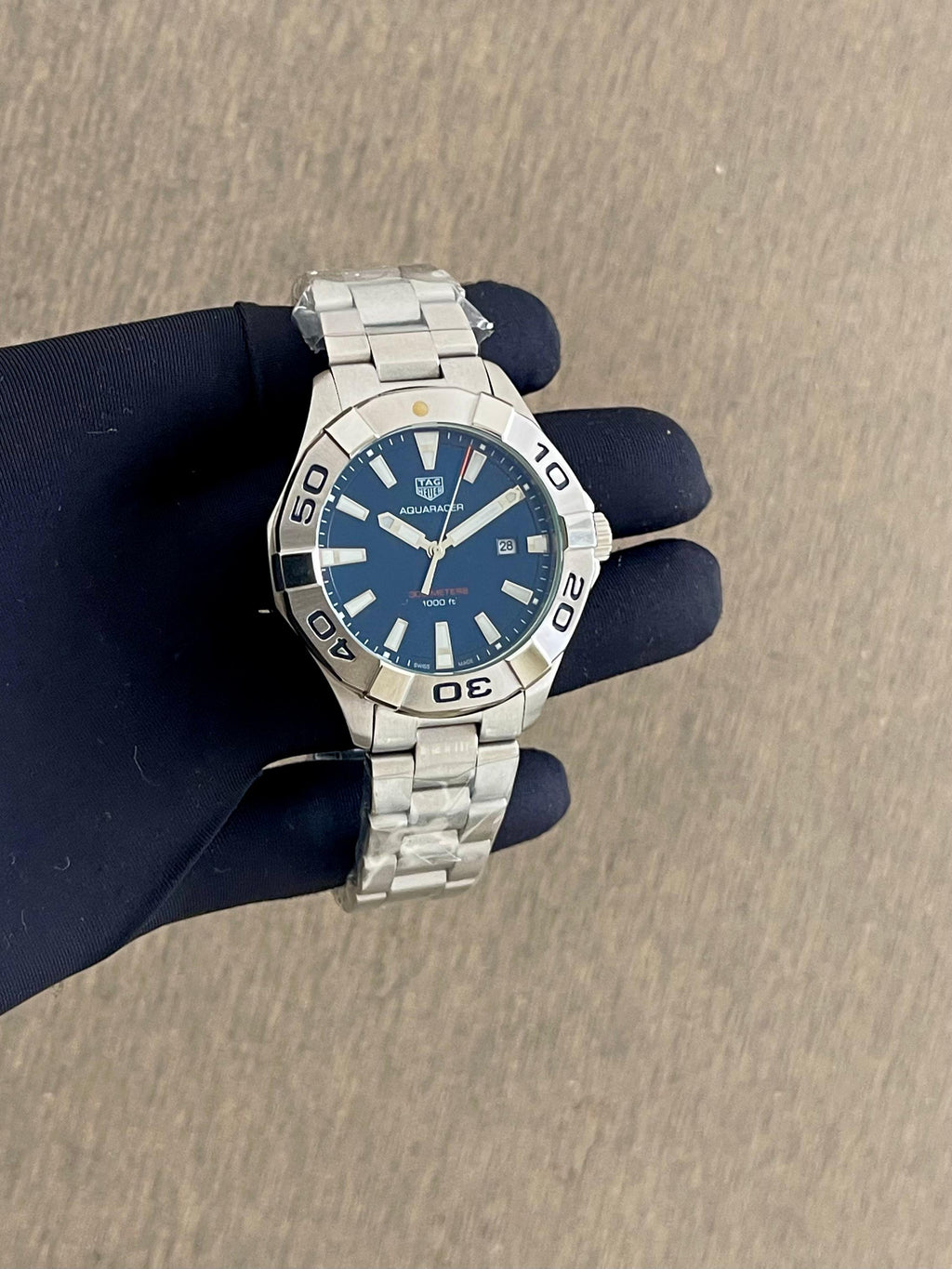 Men's A-Racer Professional 300 Emerald Blue Dial Automatic Men's Watch (Blue)
