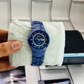 Premium Quartz Ceramic Style Watch – Multi Color Collection | Day & Date Display