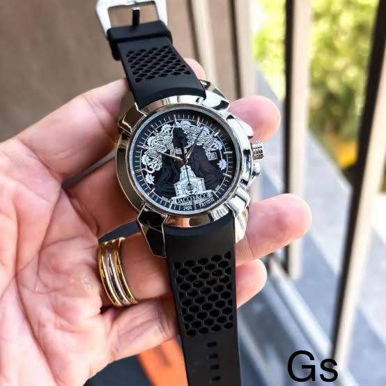 Premium Rudra Edition Black Dial Men's Fashion Watch – Imported Luxury Collection