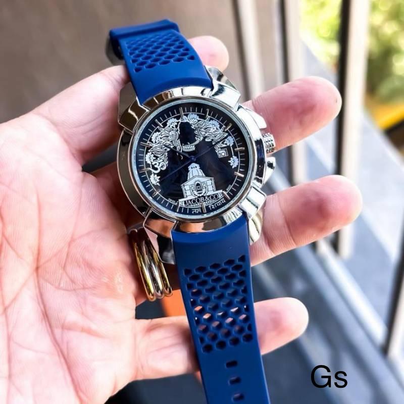 Premium Rudra Edition Black Dial Men's Fashion Watch – Imported Luxury Collection
