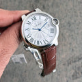 Slate Outdoor Weatherproof Thermometer Watch Brown Leather Belt| (Brown)