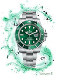 Men's Premium Automatic Steel Watch (Green)
