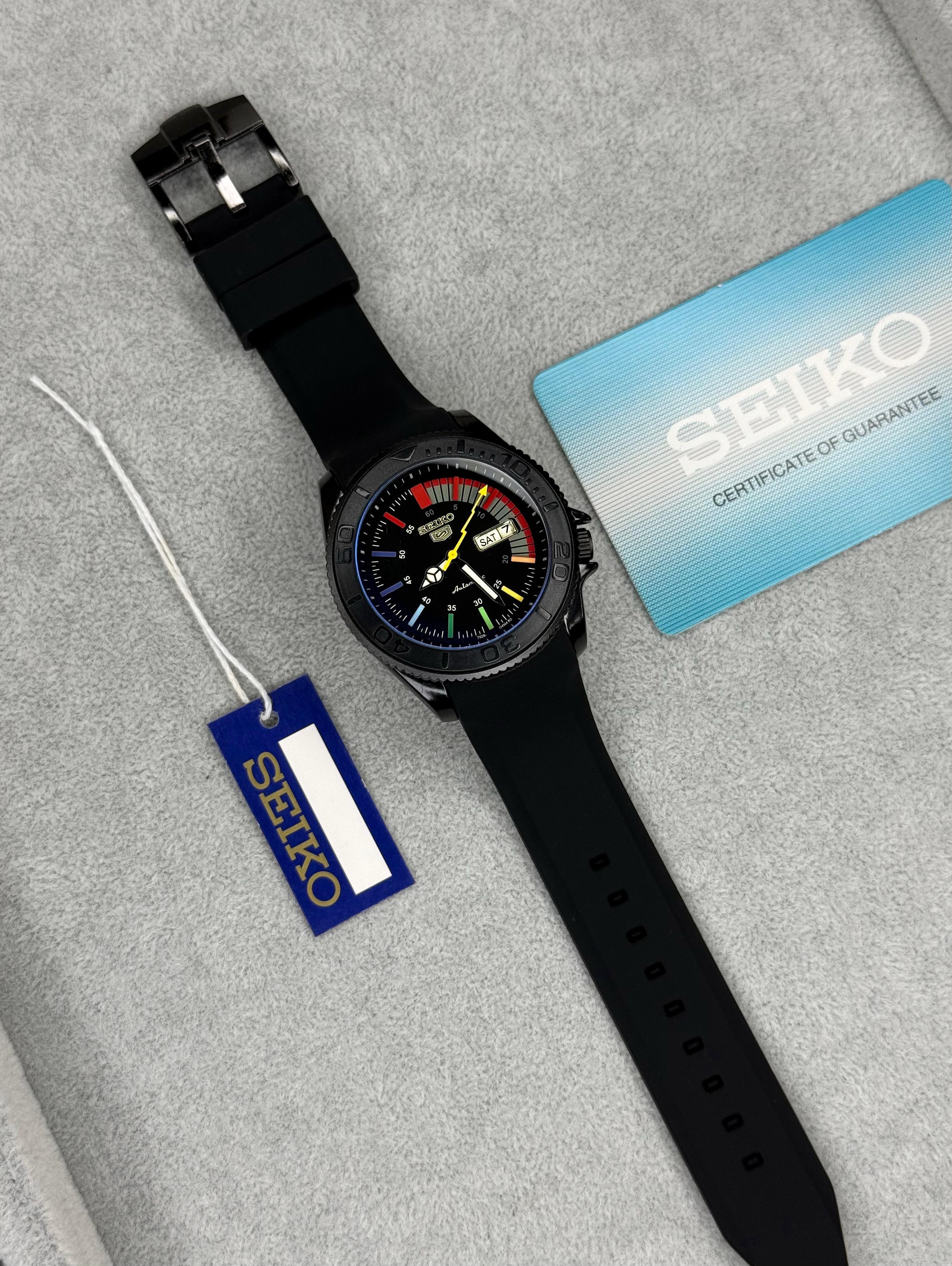 Sports "Rainbow Black KX 3" Limited Style | Automatic Diver Inspired Watch For Men's