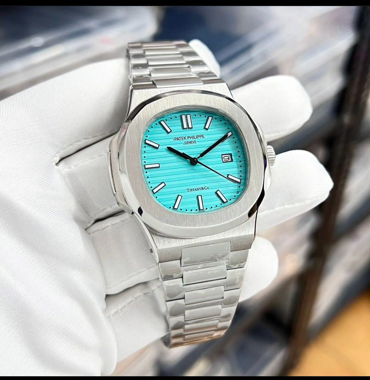 Men's Style Tiffany Blue Dial Stainless Steel Watch | Swiss Made