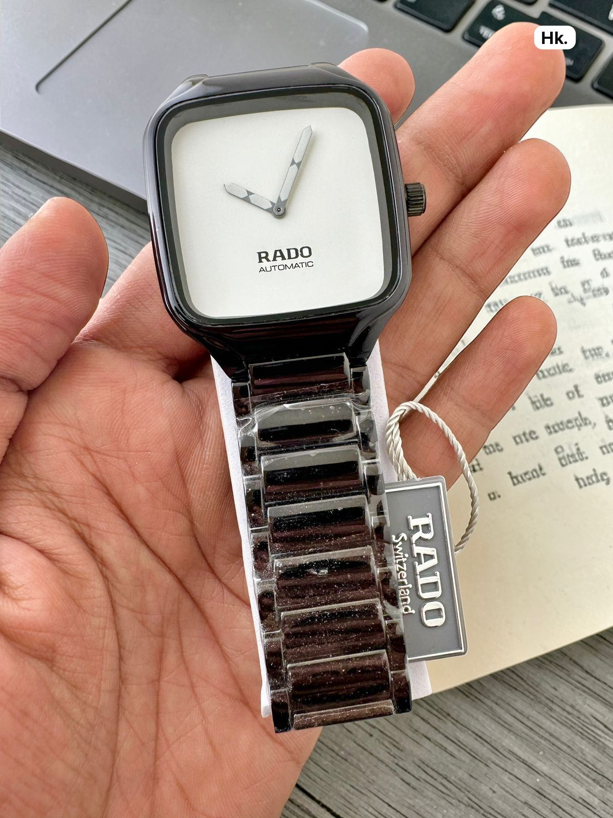 Men's Swiss Luxury Watch with HK Edition Color Option Available