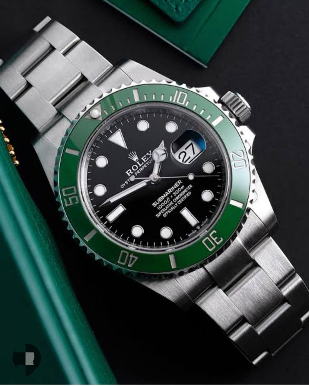 Men's Premium Automatic Steel Watch (Green)