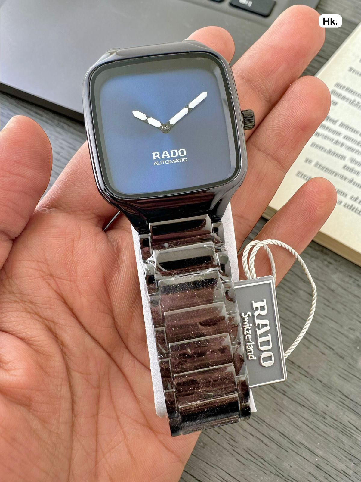 Men's Swiss Luxury Watch with HK Edition Color Option Available
