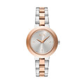 Silver Dial Two-Tone Stainless Steel Women's Watch | 4 Different Colors