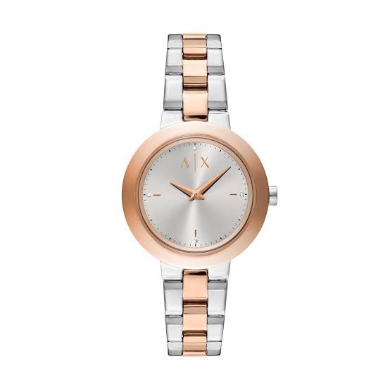 Silver Dial Two-Tone Stainless Steel Women's Watch | 4 Different Colors