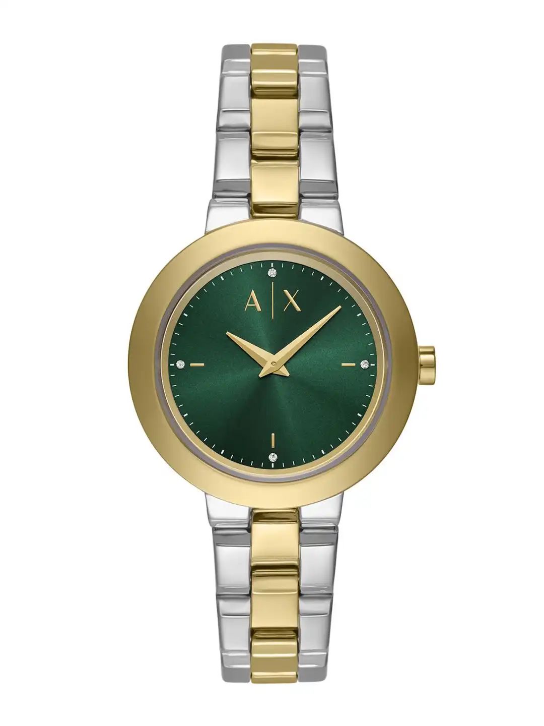 Silver Dial Two-Tone Stainless Steel Women's Watch | 4 Different Colors
