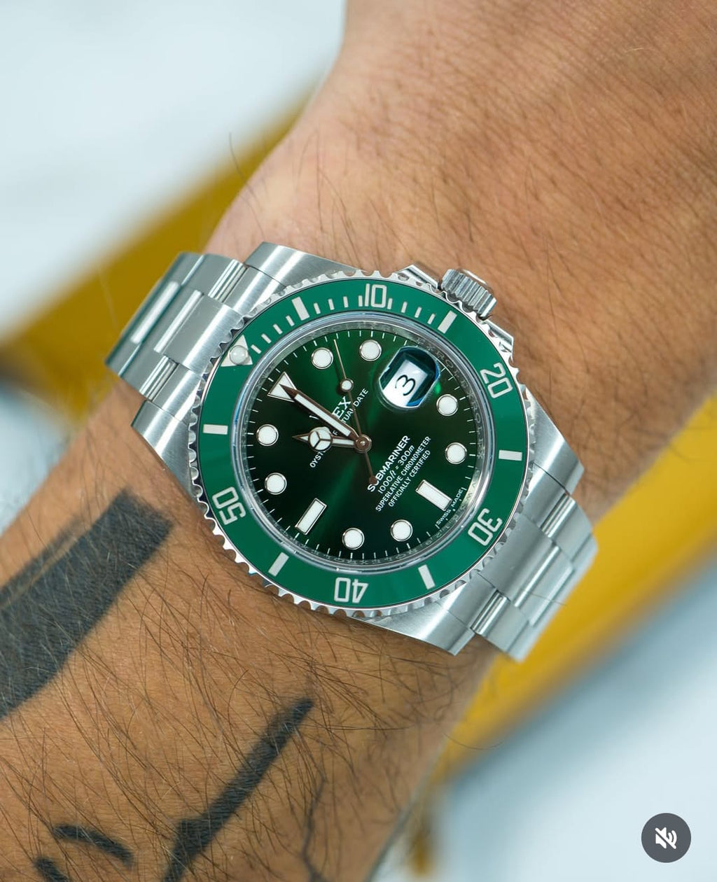 Men's Premium Automatic Steel Watch (Green)
