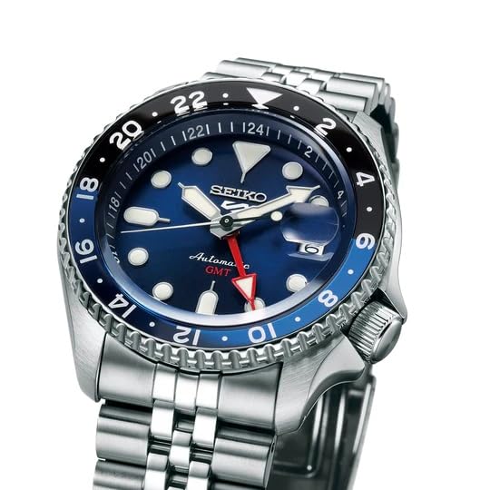 Buy Sports Quartz  GMT Orange Dial Stainless Steel Watch for Men Online in India